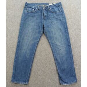 All Saints Jeans Womens 31 Blue Indigo Boys Boyfriend  Jean Straight Denim